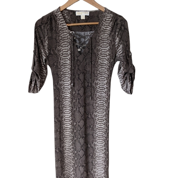 MICHEAL Micheal Kors Snake Skin Dress Size XS - Picture 3 of 14